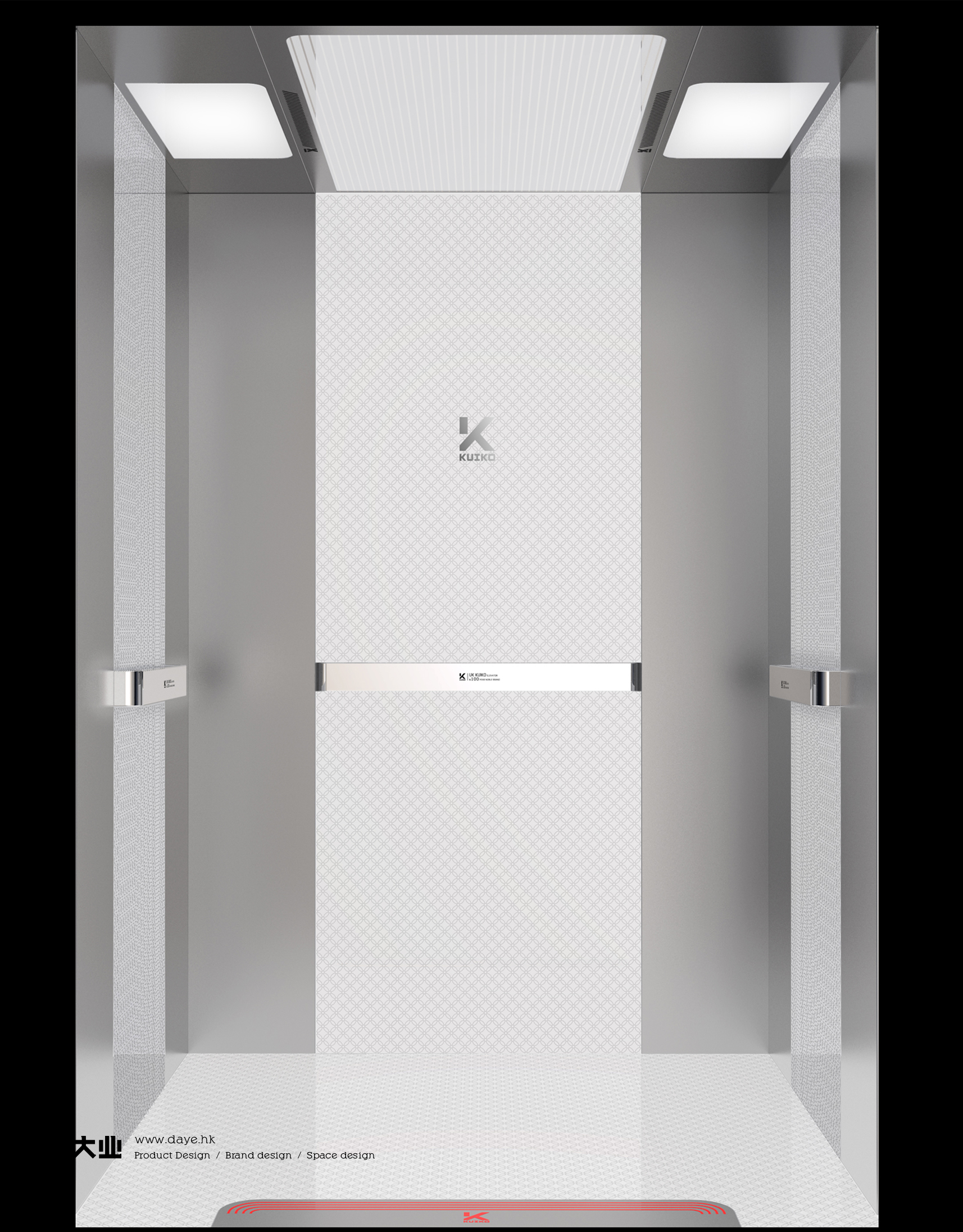 高端典雅低調內斂的電梯內飾